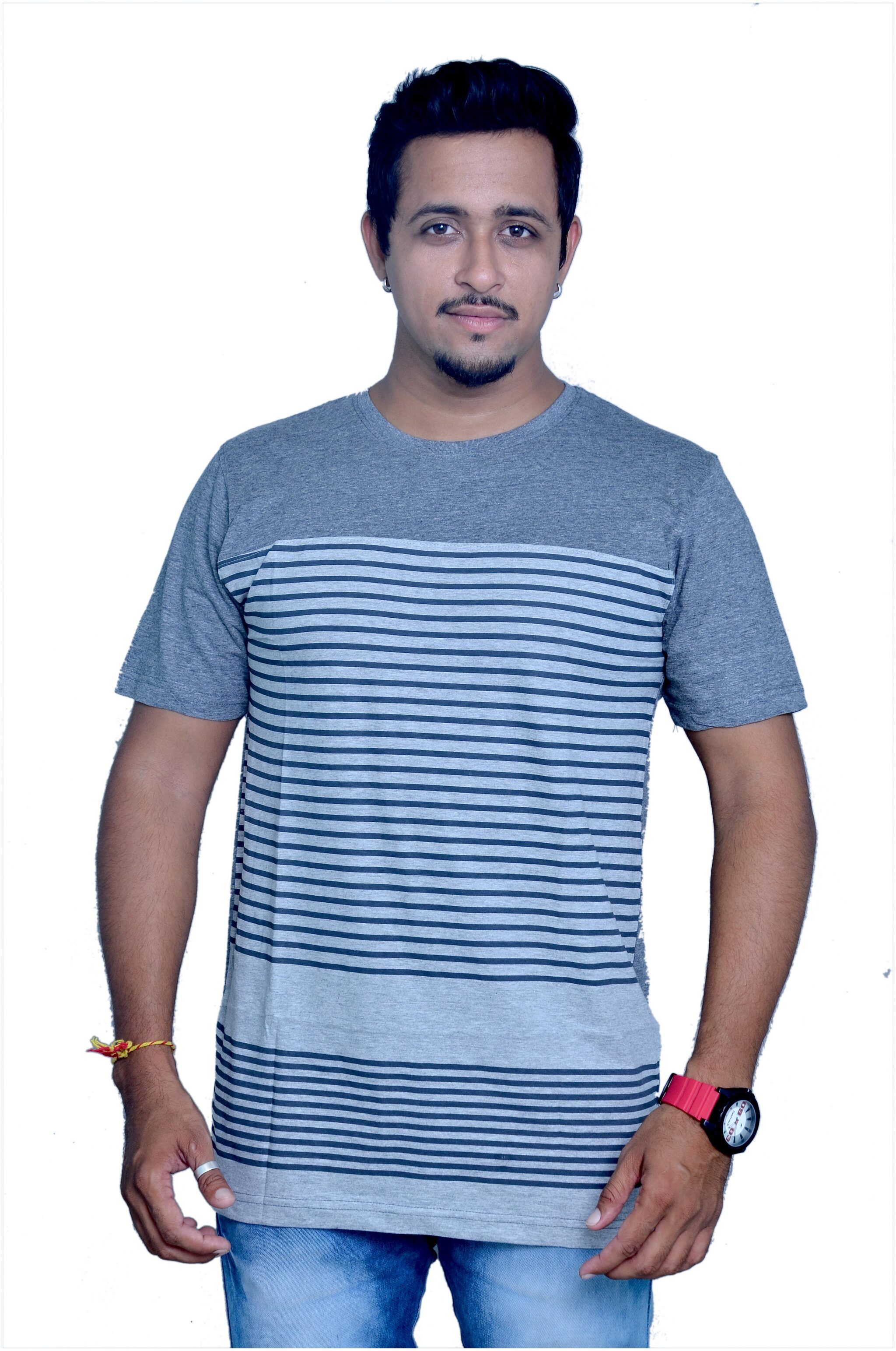 

Royal Fashion Men Multi Slim fit Cotton Round neck T-Shirt - Pack Of 1