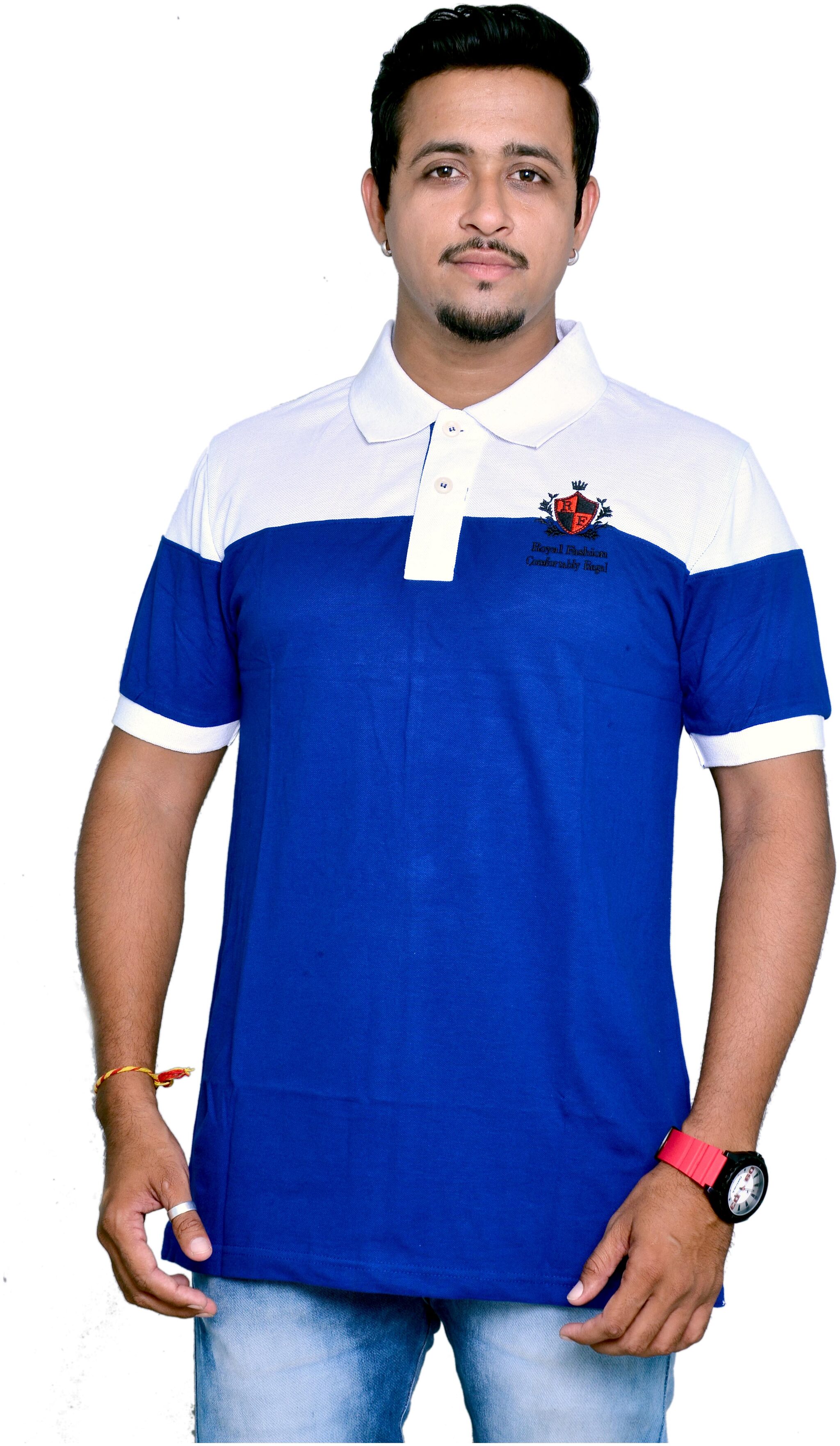 

ROYAL FASHION MEN POLO HALF SLEEVES T-SHIRT