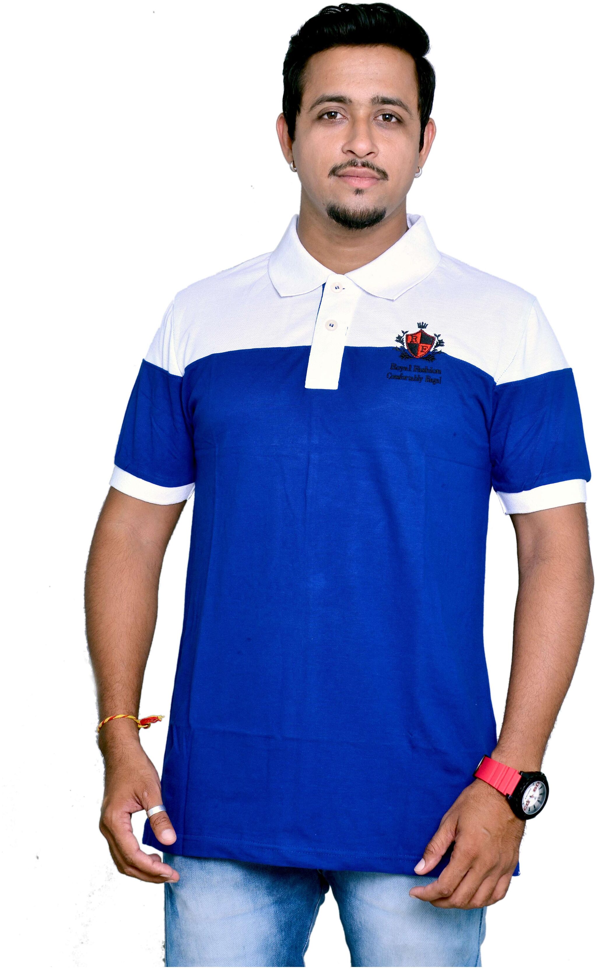 

ROYAL FASHION MEN POLO HALF SLEEVES T-SHIRT