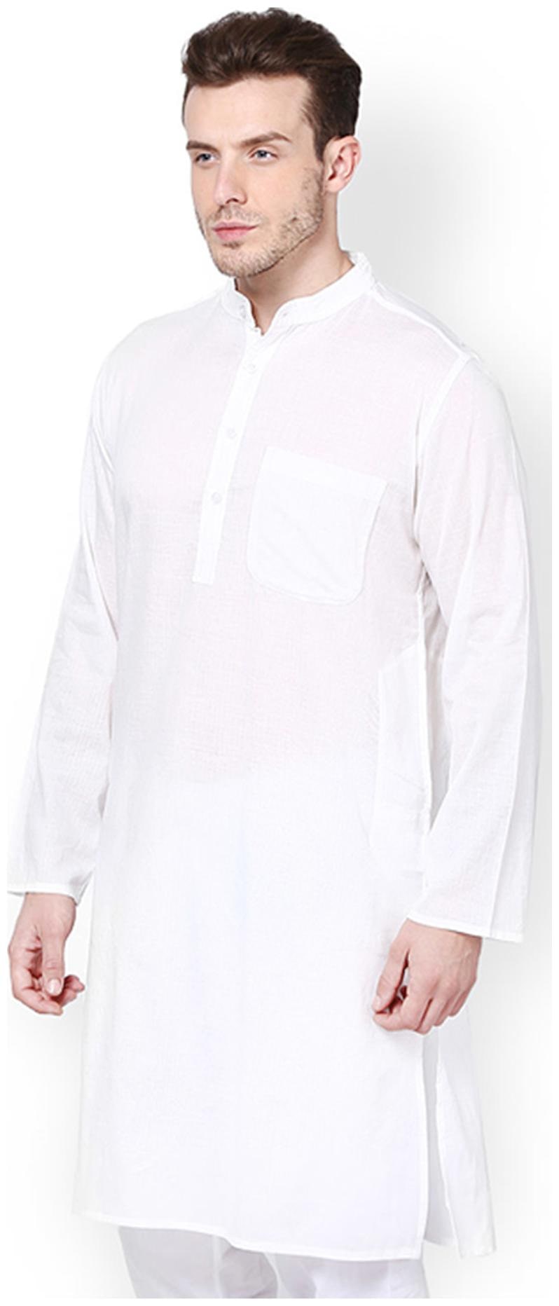 

Royal Kurta White Linen Kurta Pyjama Set