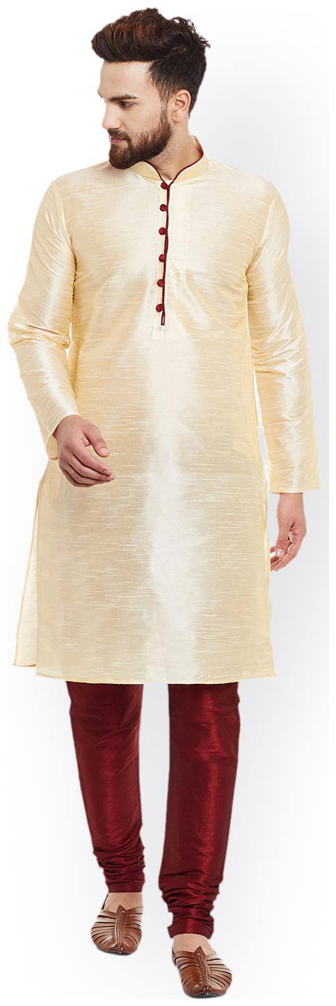 Royal Kurta Men's Cotton Silk Kurta Churidar