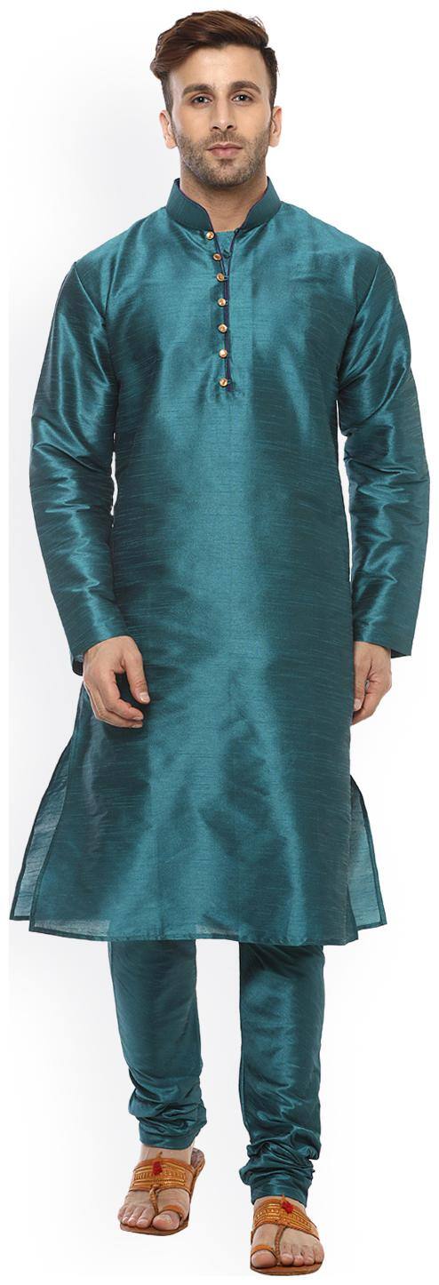 Royal Kurta Men's Cotton Silk Kurta Churidar