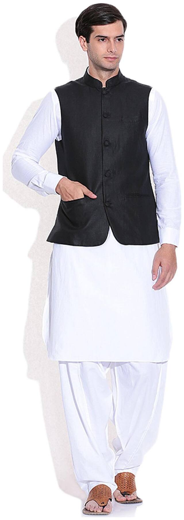 Royal Mens Designer Silk Blend Kurta & Churidaar Set