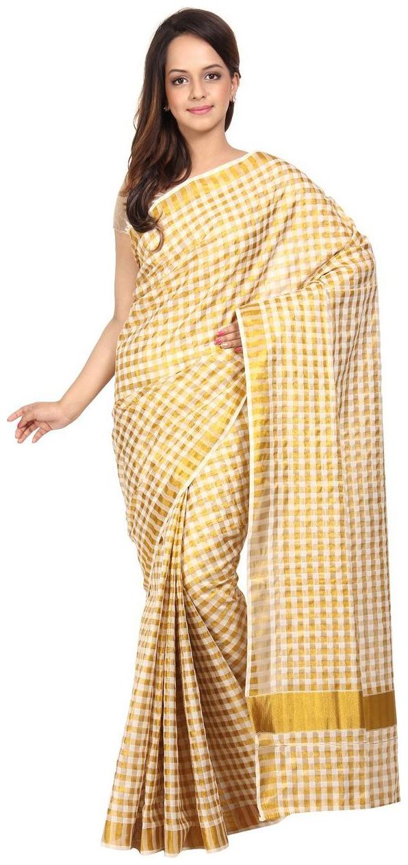 

RSV fabrics kerala kasavu cotton saree