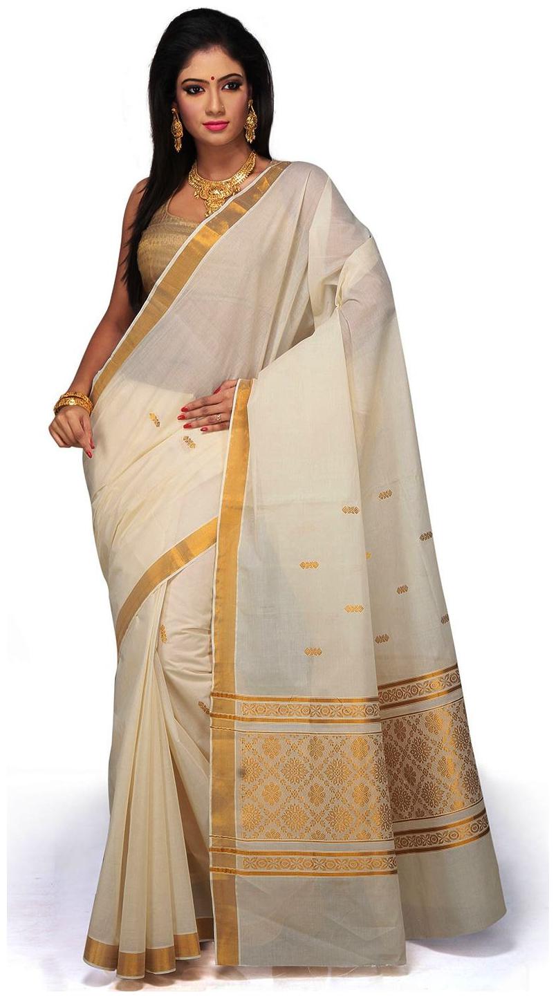 

RSV fabrics kerala kasavu cotton saree