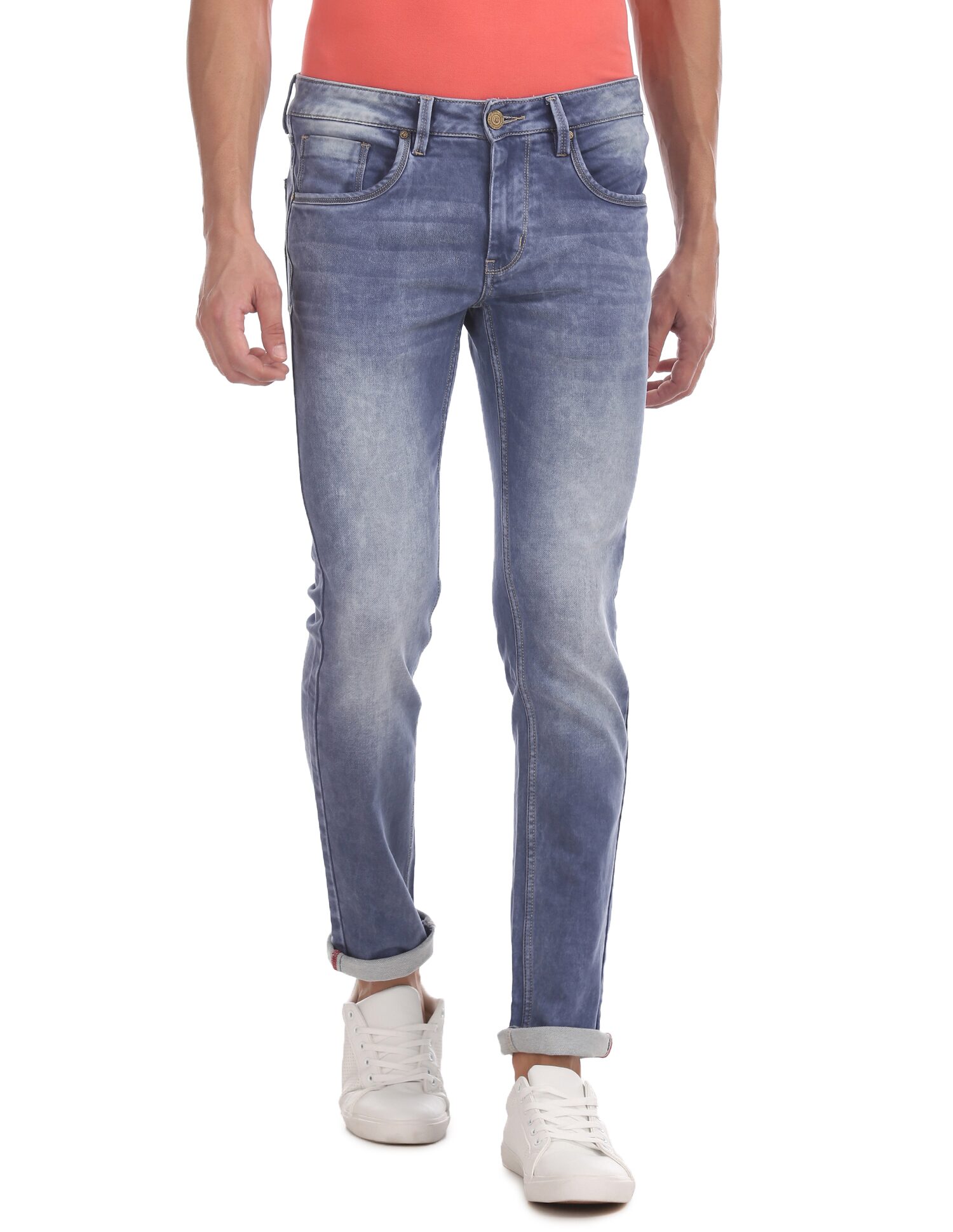 

Ruf And Tuf Men Blue Slim Fit Jeans