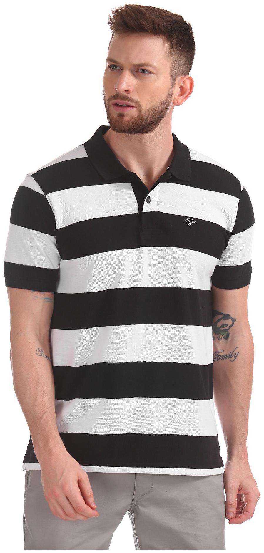 

RUGGERS Men White Regular fit Cotton Polo collar T-Shirt - Pack Of 1