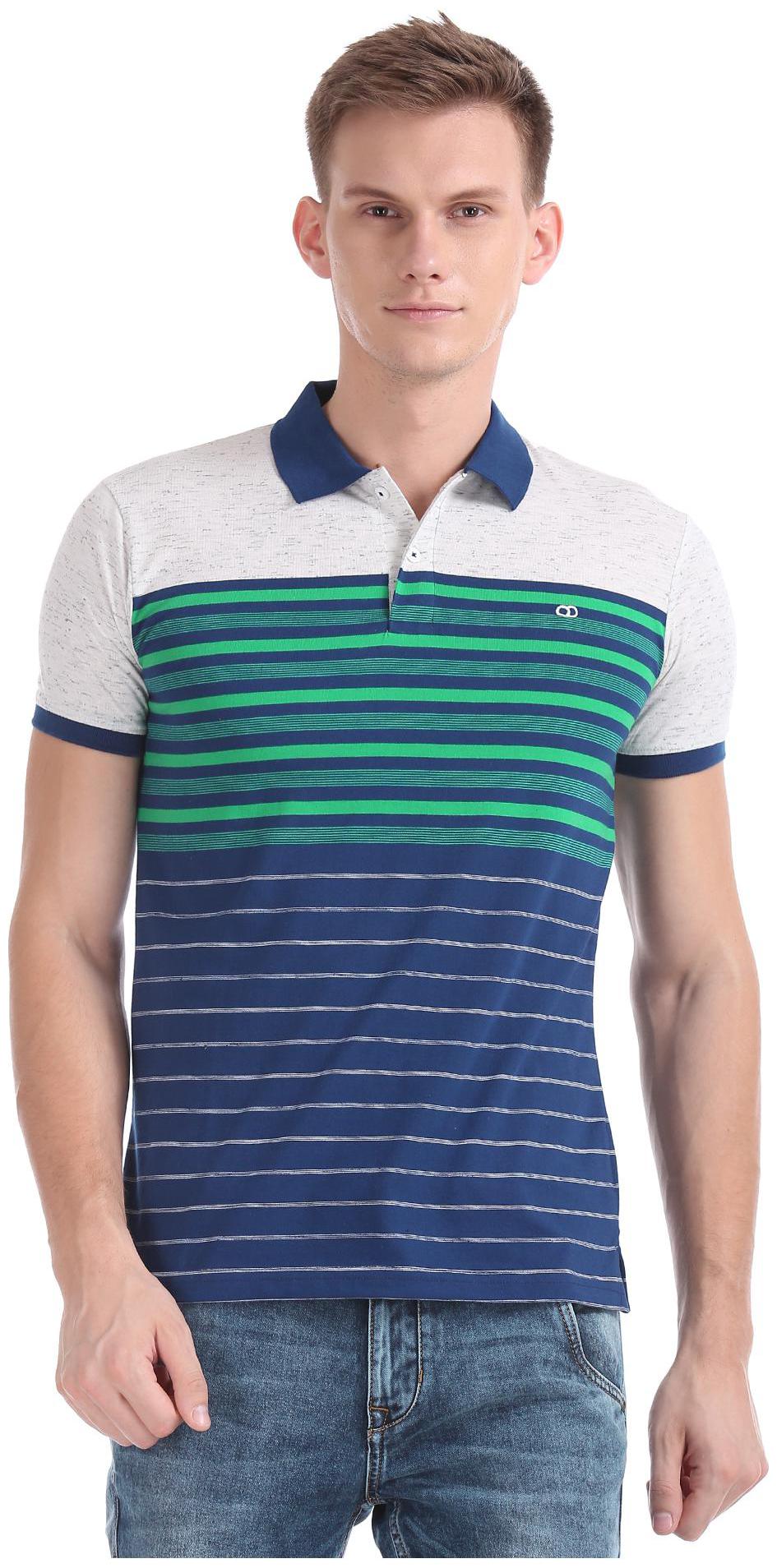 

RUGGERS Men Multi Regular fit Cotton Polo collar T-Shirt - Pack Of 1