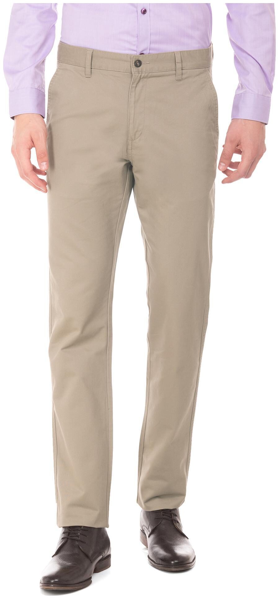 

RUGGERS Men Beige Solid Slim fit Regular trousers