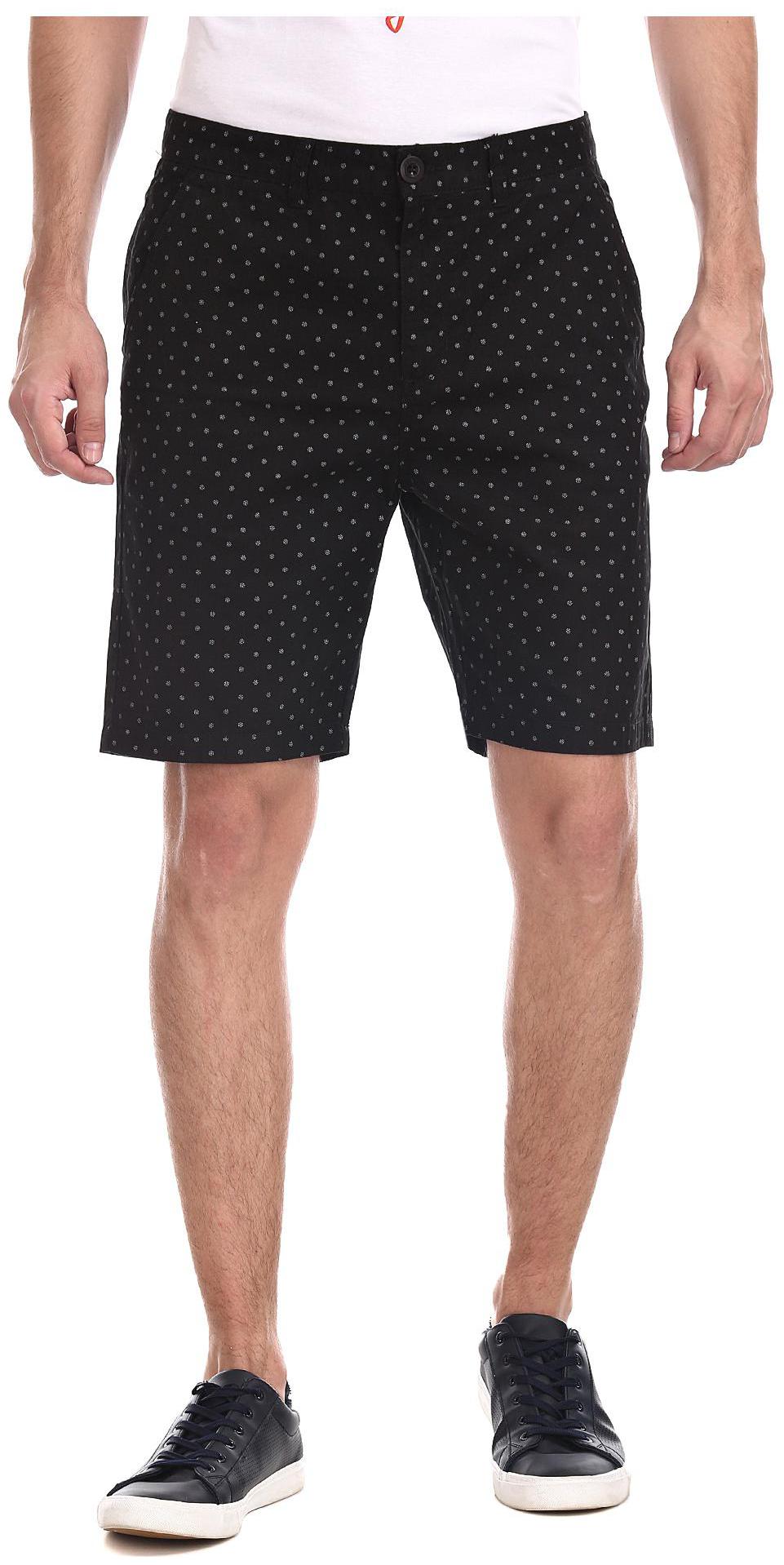 

RUGGERS Men Black Regular Fit Regular Shorts
