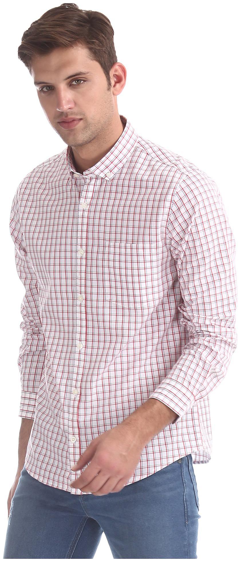 

RUGGERS Men Regular fit Formal Shirt - White