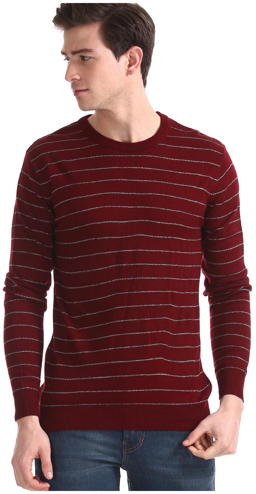 

RUGGERS Men Red Round neck Pullover