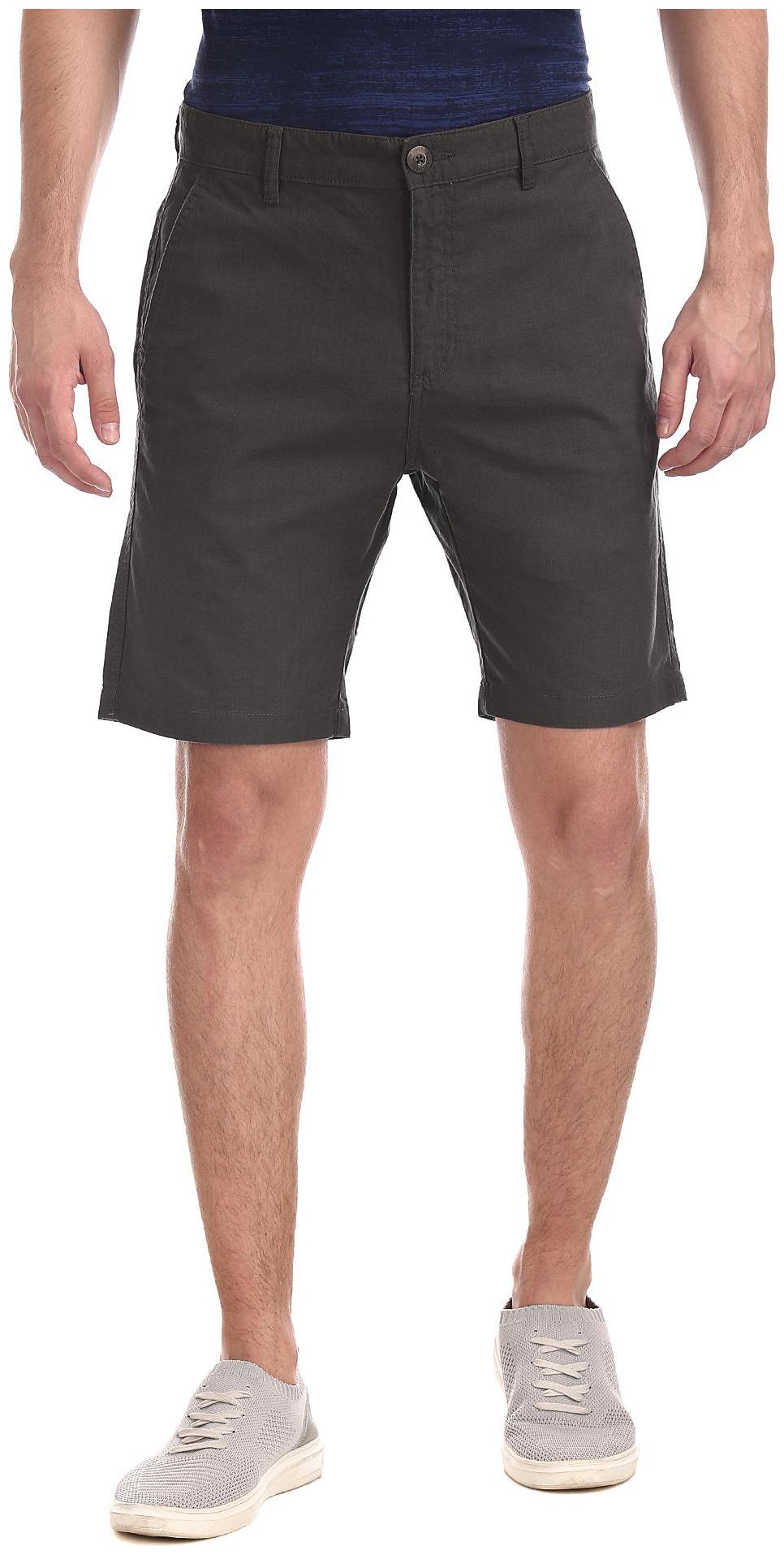 

RUGGERS Men Grey Regular Fit Regular Shorts