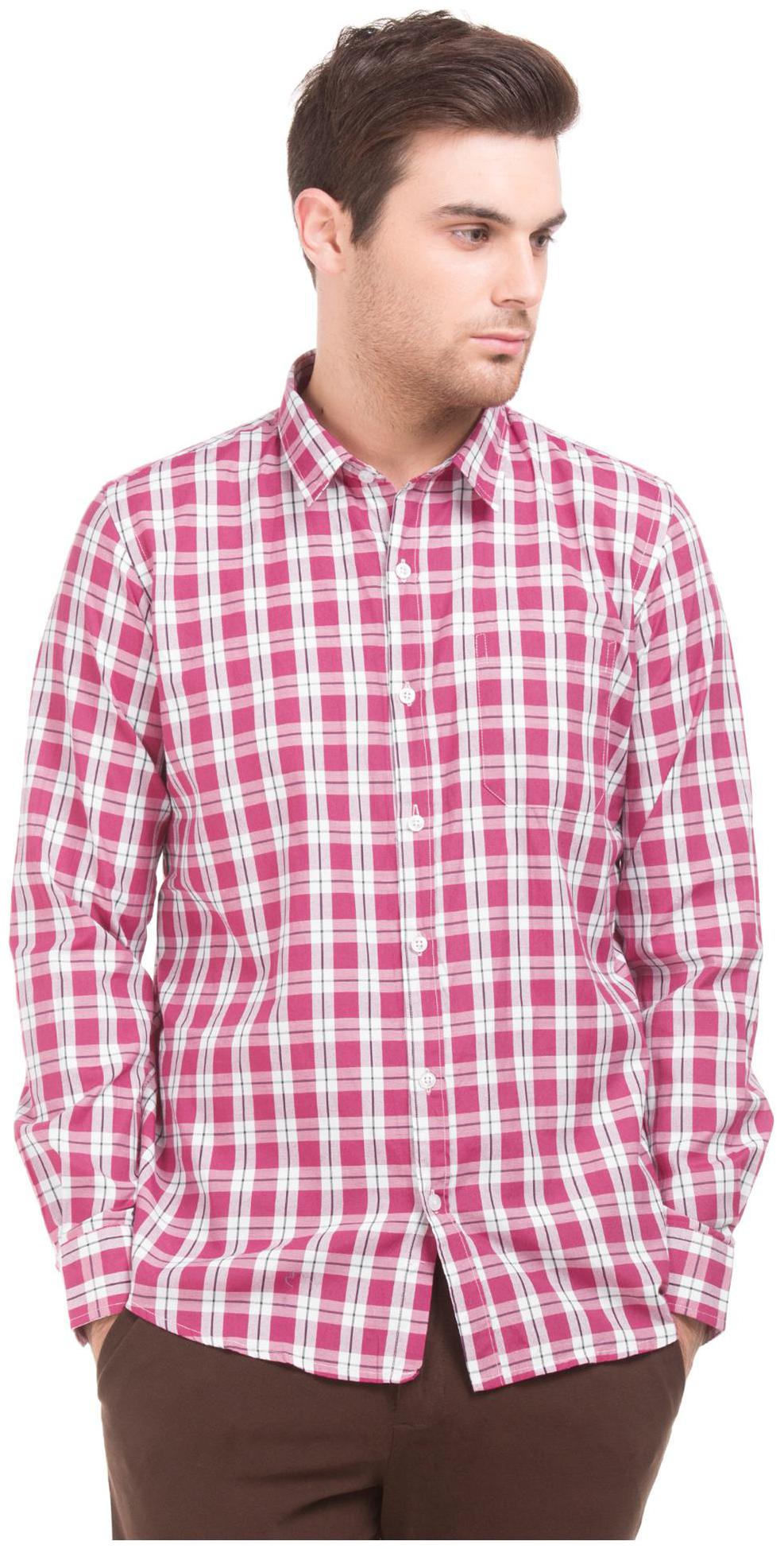 

RUGGERS Men Regular fit Formal Shirt - Pink