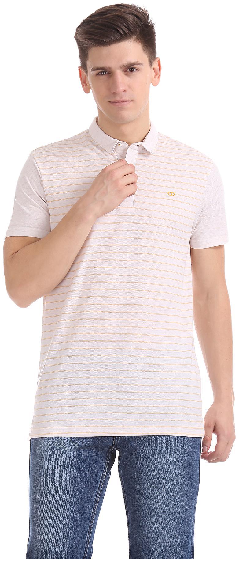 

RUGGERS Men White Regular fit Cotton Polo collar T-Shirt - Pack Of 1