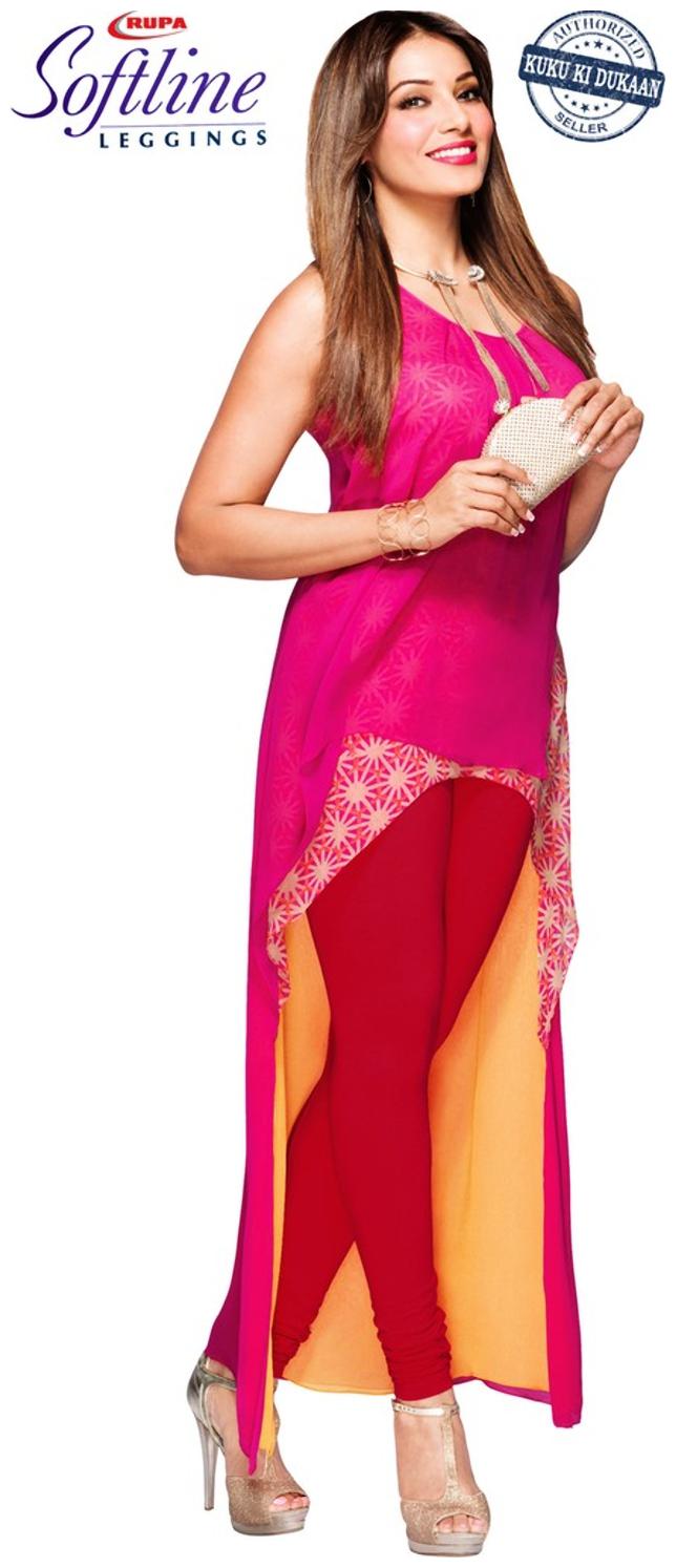 

Rupa Softline Cotton Salwar - Red