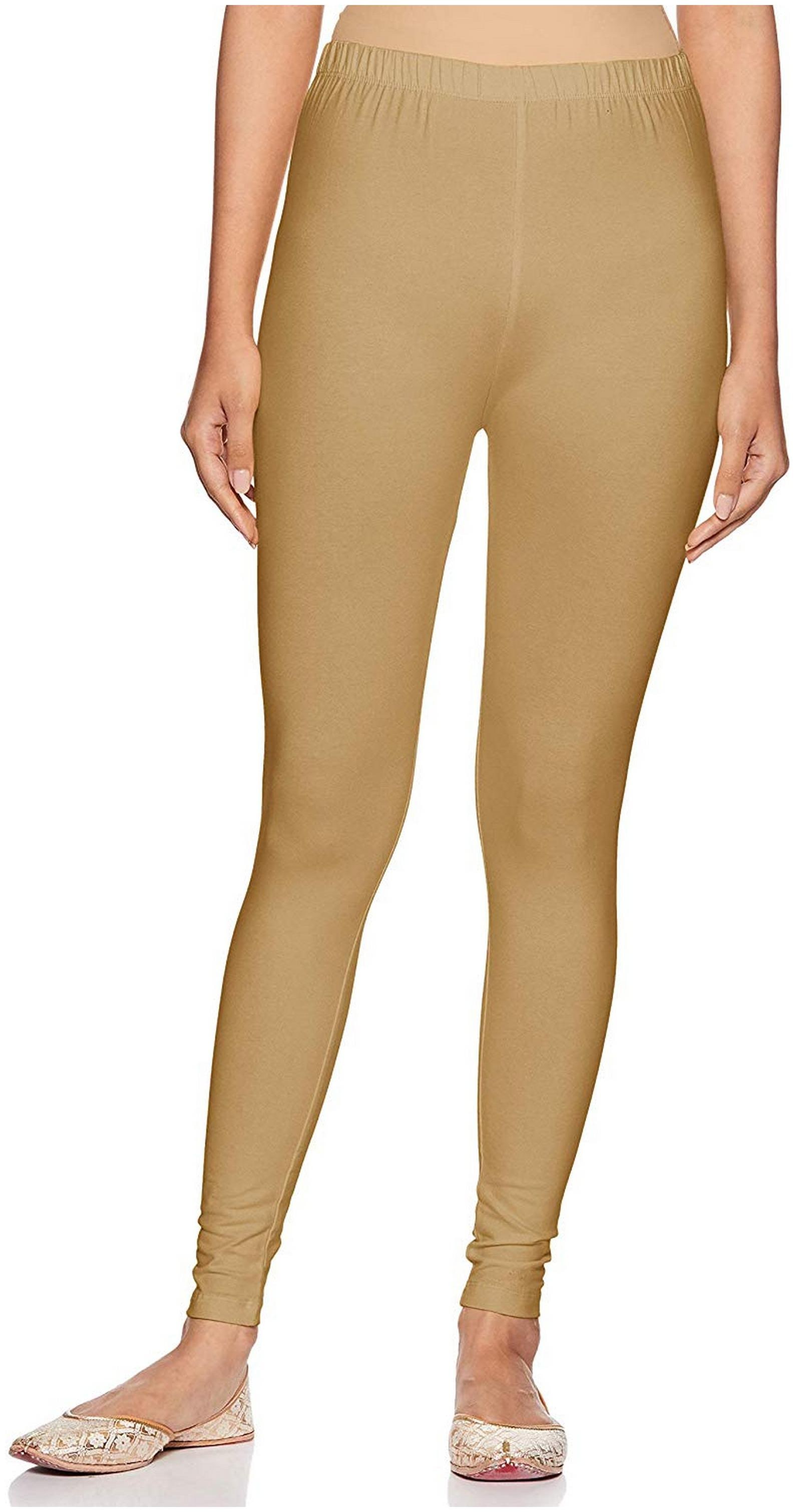 

Rupa Women Cotton Solid Brown Legging
