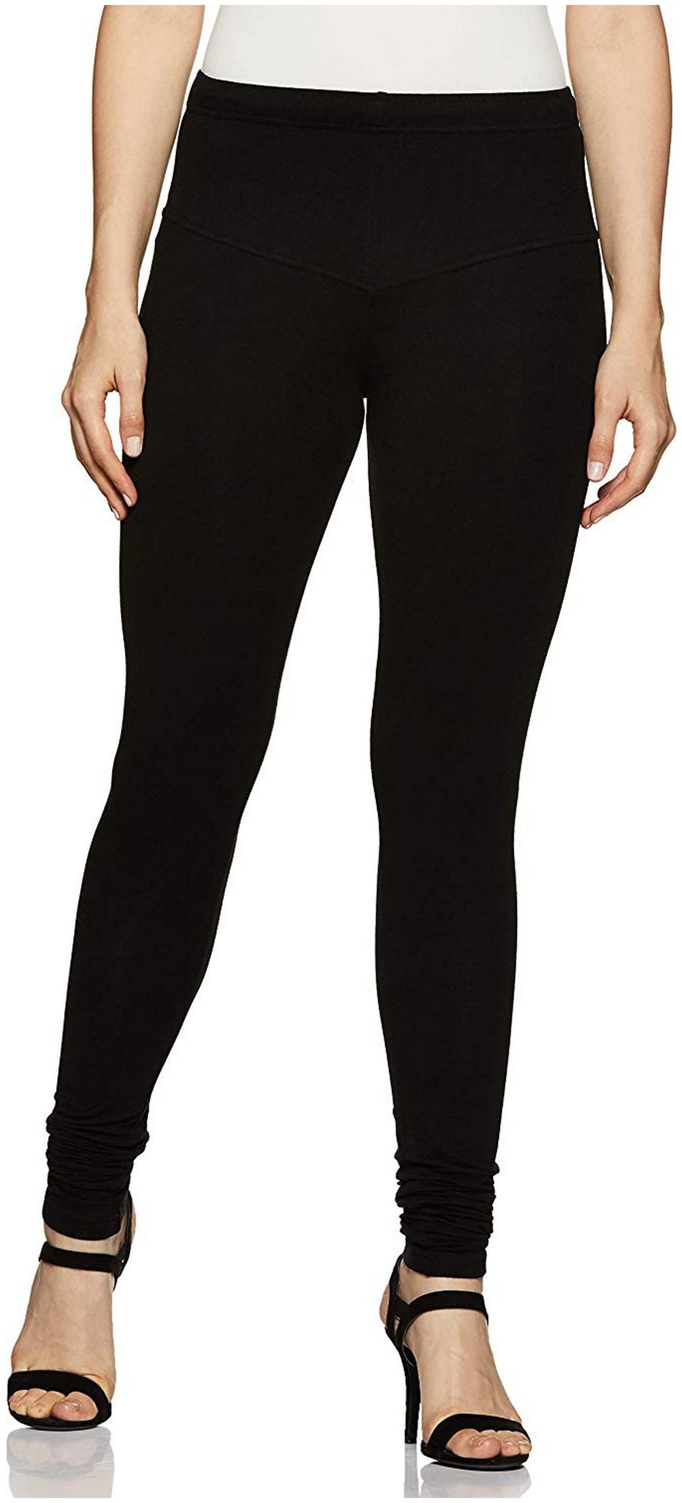 

Rupa Women Cotton Solid Black Legging