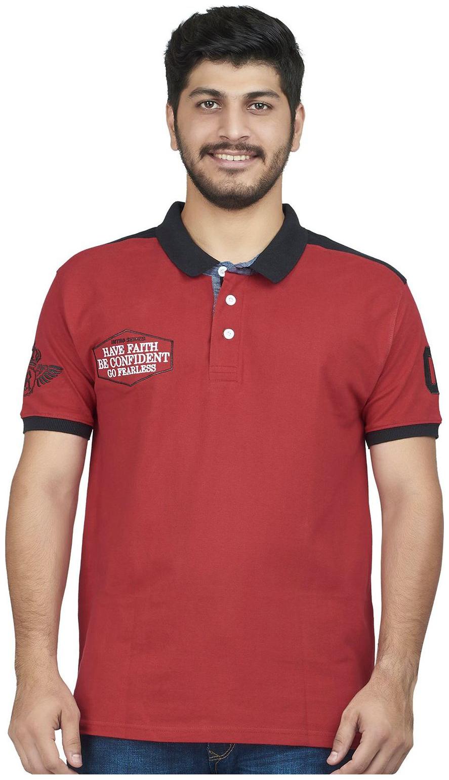 

Ruthless Mens Red Polo Tshirt