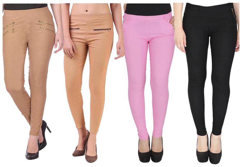 

RZLECORT Women Multi Straight fit Jegging