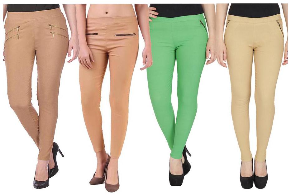 

RZLECORT Women Multi Straight fit Jegging
