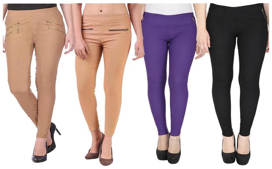 

RZLECORT Women Multi Straight fit Jegging