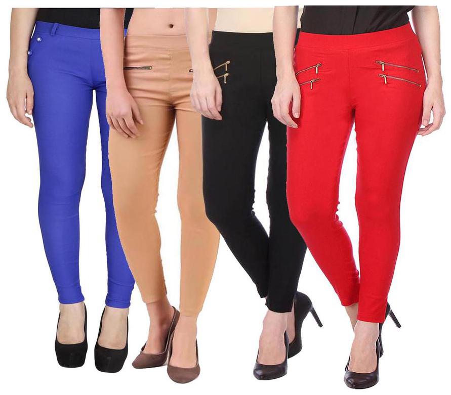 

RZLECORT Women Multi Straight fit Jegging