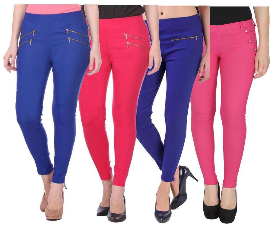 

RZLECORT Women Multi Straight fit Jegging