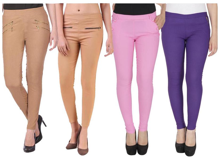 

RZLECORT Women Multi Straight fit Jegging