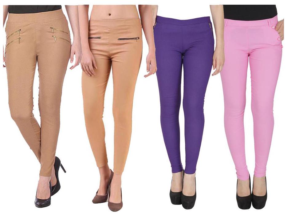 

RZLECORT Women Multi Straight fit Jegging