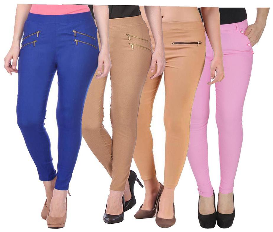 

RZLECORT Women Multi Straight fit Jegging