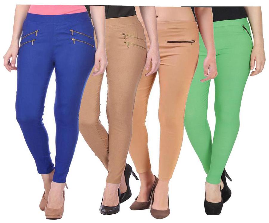 

RZLECORT Women Multi Straight fit Jegging