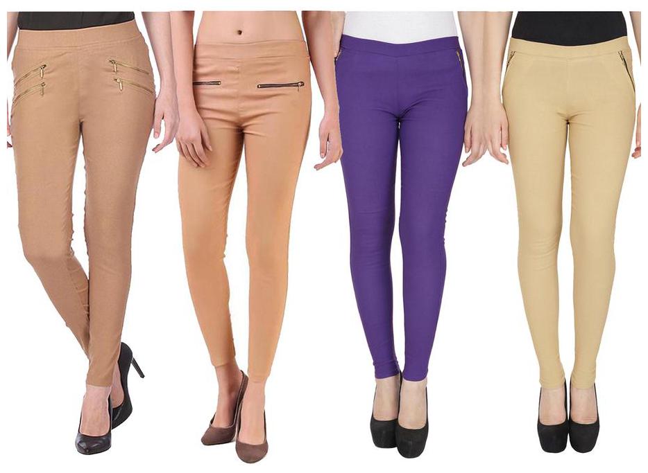 

RZLECORT Women Multi Straight fit Jegging