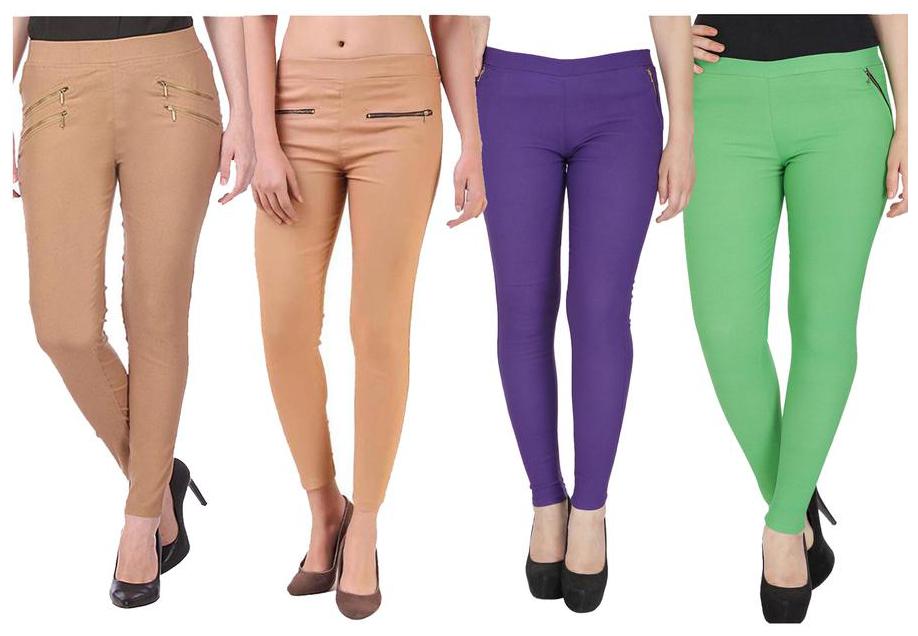 

RZLECORT Women Multi Straight fit Jegging