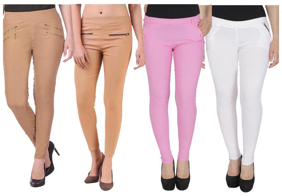 

RZLECORT Women Multi Straight fit Jegging