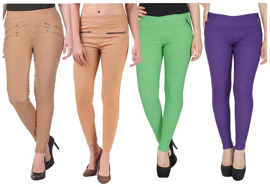 

RZLECORT Women Multi Straight fit Jegging