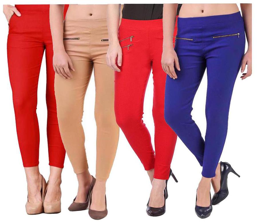 

RZLECORT Women Multi Straight fit Jegging