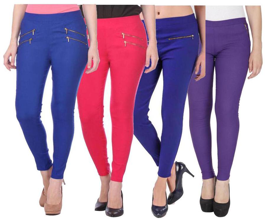

RZLECORT Women Multi Straight fit Jegging