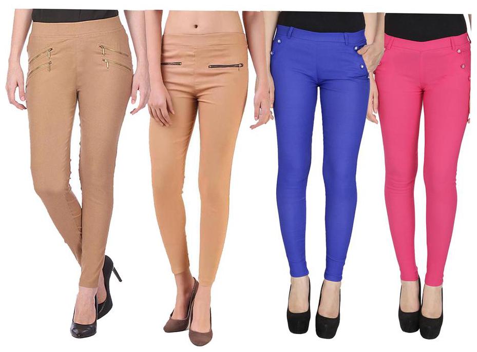 

RZLECORT Women Multi Straight fit Jegging