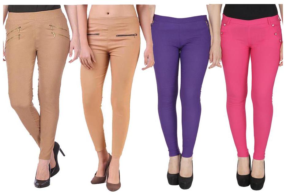 

RZLECORT Women Multi Straight fit Jegging
