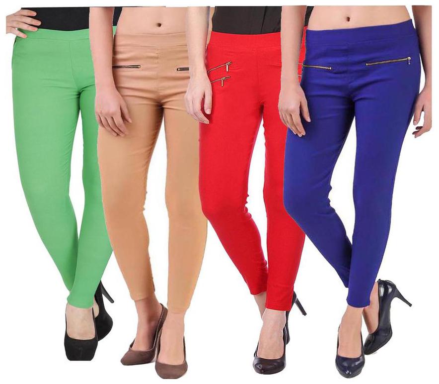 

RZLECORT Women Multi Straight fit Jegging