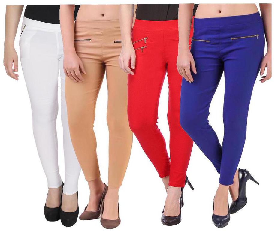 

RZLECORT Women Multi Straight fit Jegging