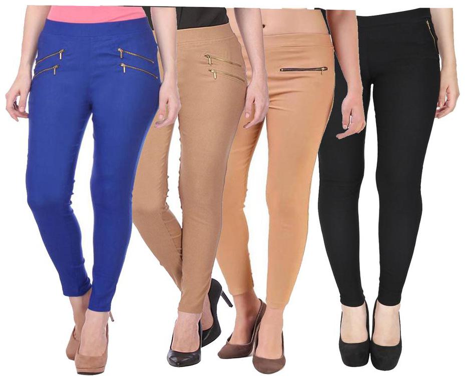 

RZLECORT Women Multi Straight fit Jegging