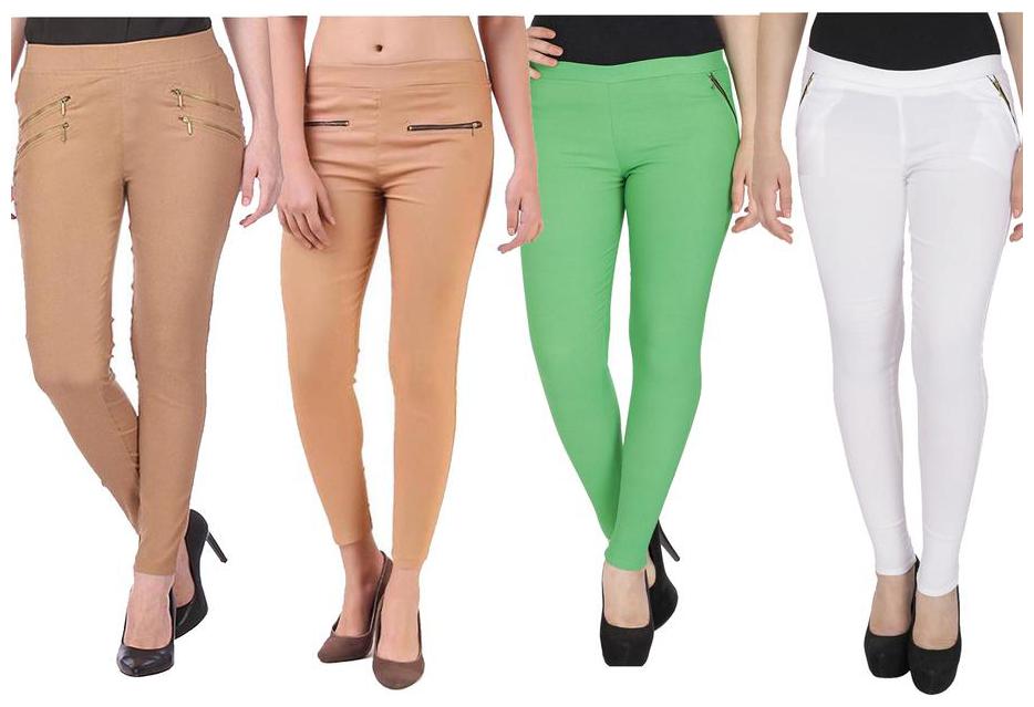 

RZLECORT Women Multi Straight fit Jegging