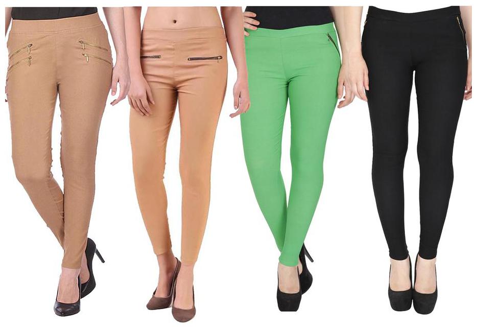 

RZLECORT Women Multi Straight fit Jegging