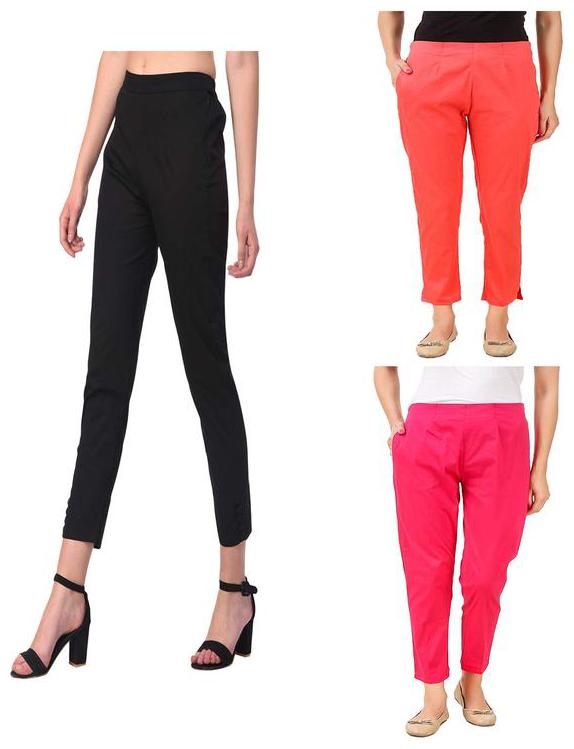 

RZLECORT Women Multi Regular fit Regular pants