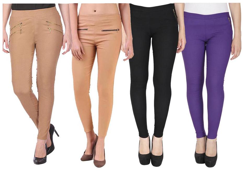 

RZLECORT Women Multi Straight fit Jegging