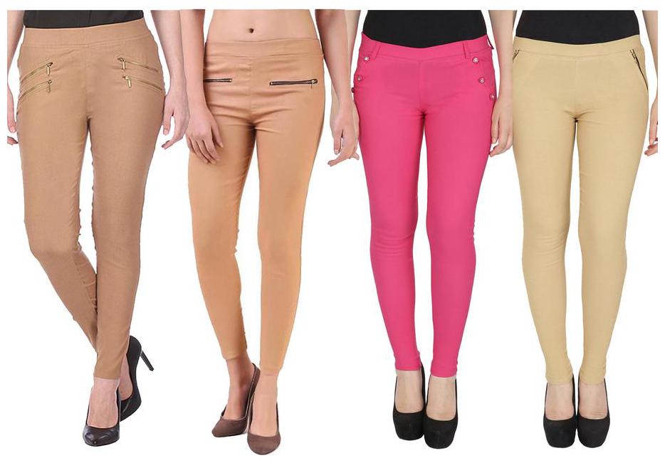 

RZLECORT Women Multi Straight fit Jegging