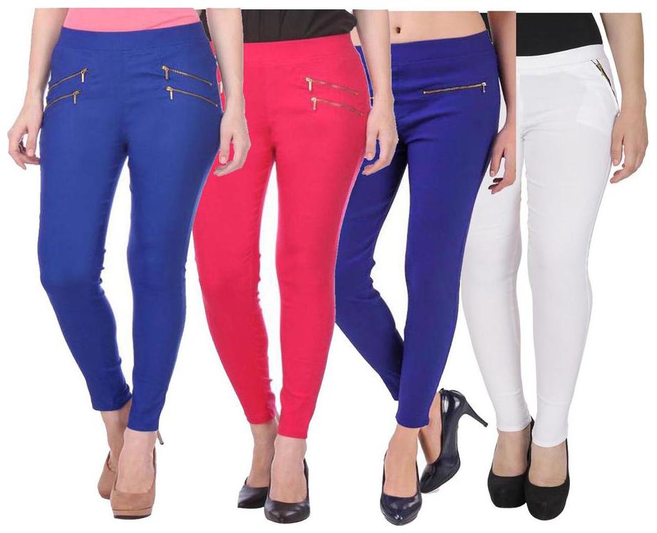 

RZLECORT Women Multi Straight fit Jegging