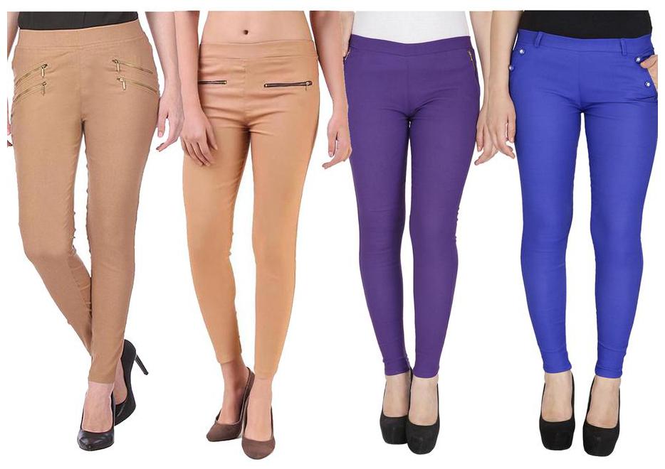 

RZLECORT Women Multi Straight fit Jegging